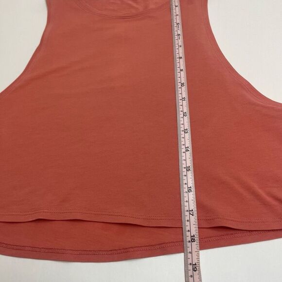 Lululemon Cut Back Crop Tank Rustic Coral size 4 - Picture 9 of 13